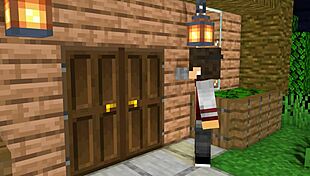 My Crush Invited Me Over After School Minecraft Animation! Doggystyle Bent Over Close Up?