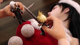 Jadi, Tifa jadi liar dalam adegan tidur hentai panas dengan aksi hebat.