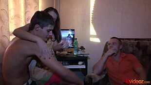 Stacy snake gets double fucked in teen 18+ porn