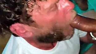 Fat latina amateur swallows gay cumshot from huge cock in explicit cumshot scene with interracial elements and amateur passion