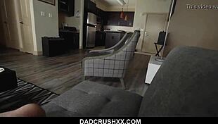 Teen mexican girl fucks her stepdad for cash to buy mall items