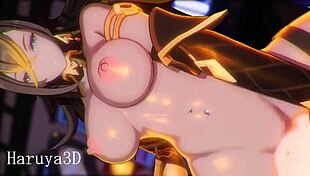 hey, dehya dominating you in this pov hentai, anime style