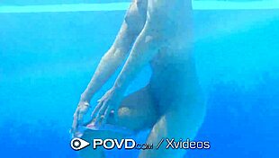 i'm pounding that tight pussy outdoor by the poolside