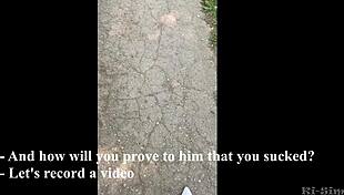 ki-sim sucking off a stranger on the street, not fake! 😏