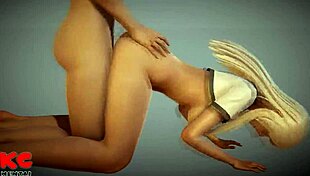 3d porn - sweet teen 18+ - handjob and sex