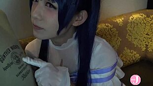 cum with me japanese idol cosplayer gets creampied in doggystyle intro 😏🍆
