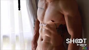 Asian gay hunk shoots