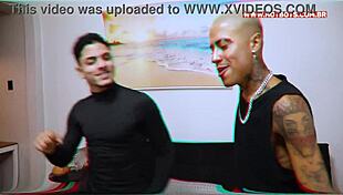 I Invited My Friend to Suck Tattooed Gay Cock in POV