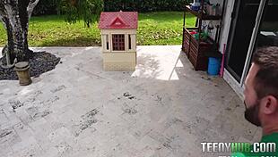 Playing hide and seek with madison wilde. We end up fucking in the gi with joey