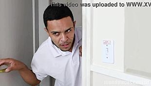 Three friends swapping cocks in the room?