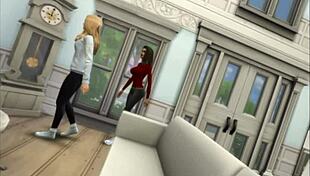 The cougar preys on her prey in The Sims 4 - Chapter One