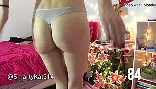 Solo spanking session