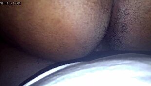 Hey, curvy ebony Chanel B strips and teases with ripped clothes 😏