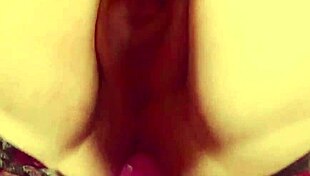 Butt plug anal masturbation with toys and dildo