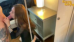 Step sister fucks big cock before date