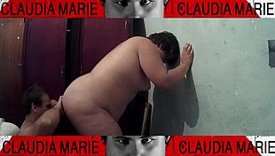 Between the thighs of the fat one tasting her vaginal fluids, what a turn-on this slut gives me