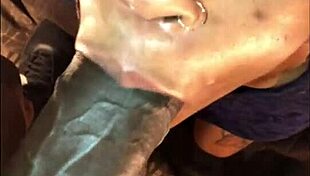 ebony royalty gets nasty with big black cock