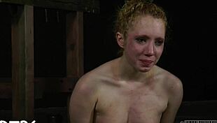 sexy thrall NAKES and SPANKS while BALL LICKING for ORGASM