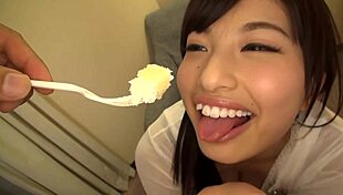 I fucked asian babe with big tits and toys