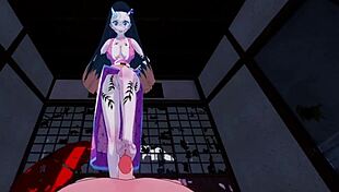 Watch Nezuko and Daki in explosive POV hentai action! Their intense sex scenes are mind-blowing!