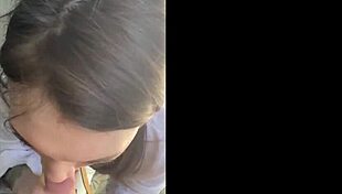 ki-sim sucking off a stranger on the street, not fake! 😏