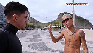 I Invited My Friend to Suck Tattooed Gay Cock in POV