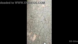 ki-sim sucking off a stranger on the street, not fake! 😏