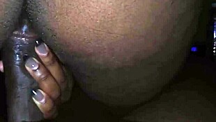 Hey, curvy ebony Chanel B strips and teases with ripped clothes 😏