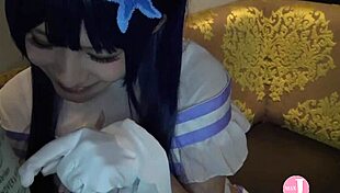 cum with me japanese idol cosplayer gets creampied in doggystyle intro 😏🍆