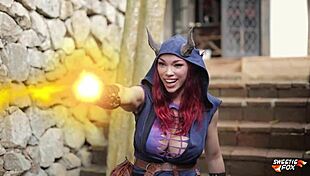 I messed up in this D&D adventure, riding toys in cosplay POV