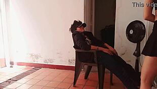 Homemade muff diving and assfucking in gratitude for fixing it.