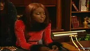 Mocha and chocolade engage in office threesome