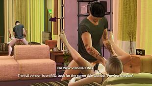 Backstage 3D hentai preview on bus.