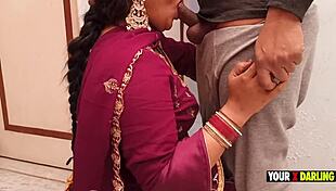 punjabi bhabhi craves bihari's dick in her pussy while he pisses in bathroom