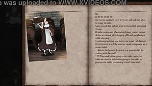 night of ranch scenes part 16 in anime cartoon country setting