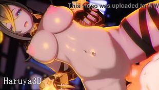 hey, dehya dominating you in this pov hentai, anime style