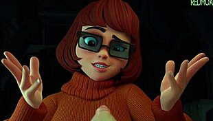 Velma! You're Searching for Mysteries, but Find Doggystyle Creampie and Deepthroat Cumshot Instead!