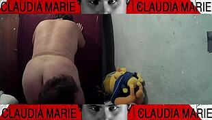 Between the thighs of the fat one tasting her vaginal fluids, what a turn-on this slut gives me