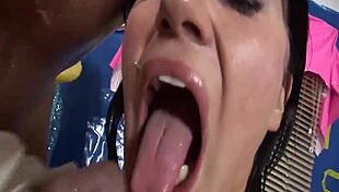 my first extreme anal lesson with hairless czech teen, deepthroat and facial