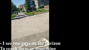 ki-sim sucking off a stranger on the street, not fake! 😏