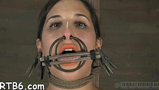 Beauty caged and fucked intensely