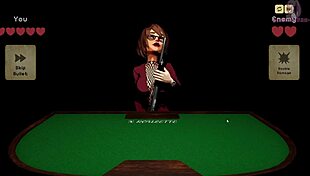 In this 3d anime, curvy teen gets a huge blowbang and squirts cum everywhere