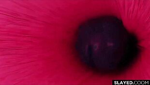 Blonde hentai girl feels intense creampie after monster anal. She moans in pleasure.