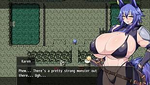 horny adventurer karen cursed with endless desire part 1