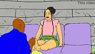 Lonely African Nailcutter Gets Horny