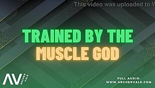 Oh, submit to this gay muscle god's cock worship in the garage for findom domination!