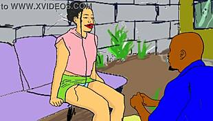 Lonely African Nailcutter Gets Horny