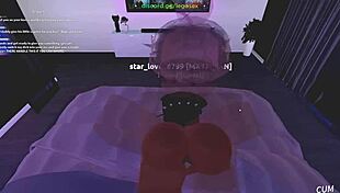 just another day with roblox porn, watching ebony babes bent over for big black cock.