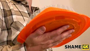 Can you believe this Shame4k birthday bang with chubby cougar?