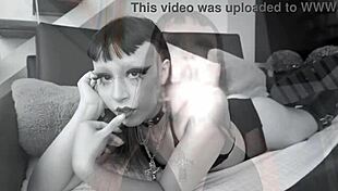 Goth Girl Gets Ass Destroyed by Three Huge Cocks